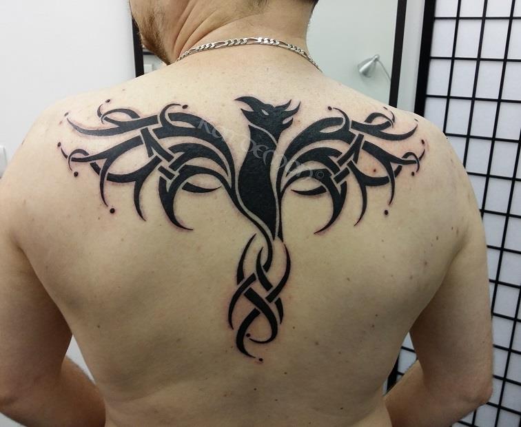 back phoenix Tattoo